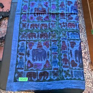 Vintage Indian Embroidered Tapestry
